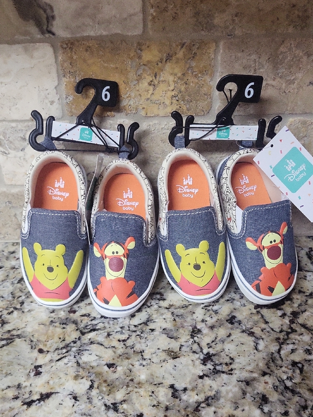 Winnie The Pooh Baby Boys Sneakers Bundle Sz 6